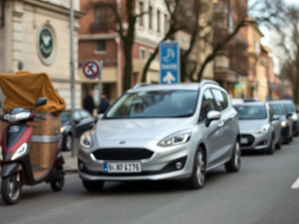 Écran de téléphone affichant un devis d'assurance auto en ligne, à côté d'un permis de conduire et d'une carte grise.